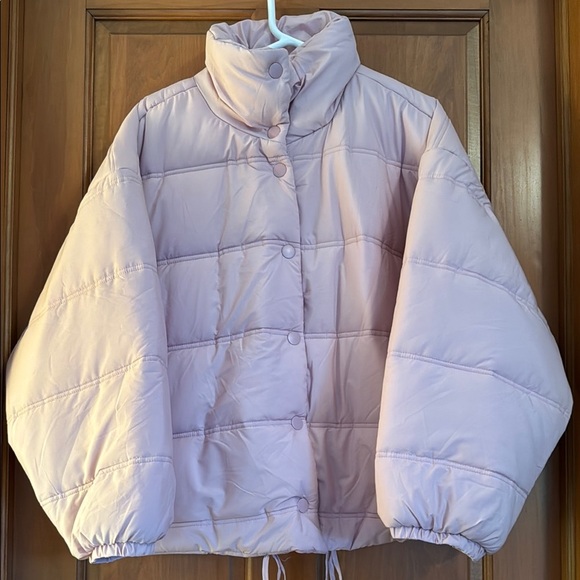 wild fable Jackets & Blazers - Wild Fable Pink Puffer Jacket